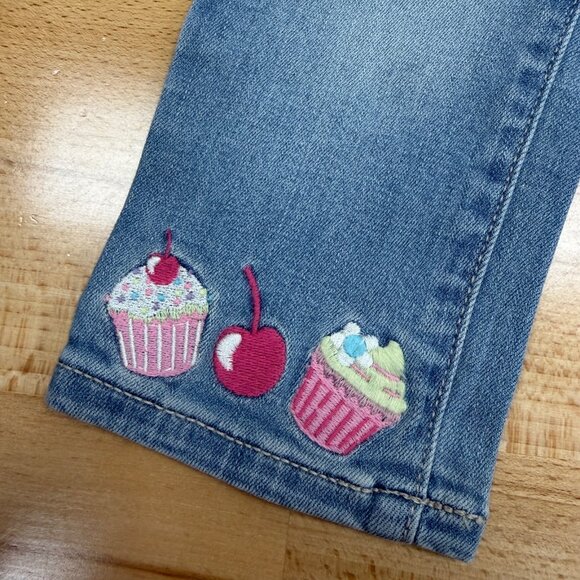 Gymboree Girl's Cupcake Matching Set size 12-18 Months Shirt and Jeans Outfit - Picture 10 of 13
